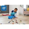 thumbnail image 4 of Hot Wheels City Hot Wheels Ultimate Dual Dragon Transporter & 2 1:64 Scale Toy Cars, 4 of 8