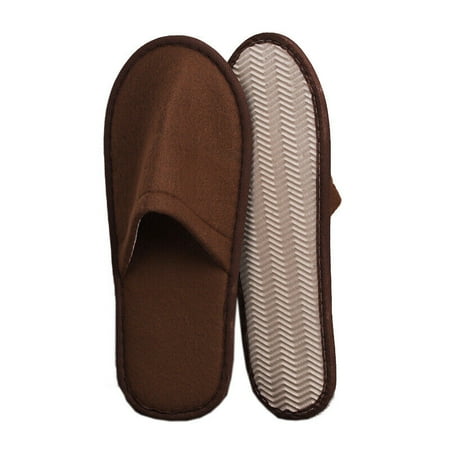 

Towelling Hotel Slippers Spa Guest Disposable Travel Shoes Unisex Closed Toe Use