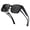 Black/Gray Lens, variant on Women's Trendy Large Square Polarized Fit-over Sunglasses Leopard