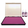 thumbnail image 4 of Uimprint Extra Large 7'' x 8'' Industrial Rubber Stamp Ink Pad, Fuchsia, 4 of 4