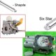 thumbnail image 2 of Carburetor Adjustment Tool Kit for 2 Cycle Engines, Carb Tune Up Adjusting Tool for Trimmer Weedeater Chainsaw, 2 of 5
