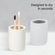 thumbnail image 4 of Soporte para Cepillos de Dientes Unique Bargains Organizador de Baño de Diatomita Soporte para Cepillos de Dientes y Pasta de Dientes Taza de Almacenamiento para Lavabo Beige 1Pc, 4 of 6
