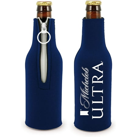 

Michelob Ultra Licensed Beer Coolie Insulator Sleeve Holder Huggie 2-Pack (Bottle Suit 2-Pack)
