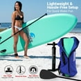 thumbnail image 3 of SereneLife Inflatable Stand Up Paddle Board - Wide Stable Design, Non-Slip Deck for Adults & Youth with Premium Paddle Board Accessories: Carry Bag, Dual Action Pump, Paddle, Ankle Leash - 10', 3 of 9