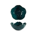 thumbnail image 2 of MasteelfCA 2PCS Flower Ceramic Seasoning Dipping Bowl Sakura Design Porcelain Sauce Dish Plate for Condiment Kitchen BBQ (Dark Green), 2 of 7