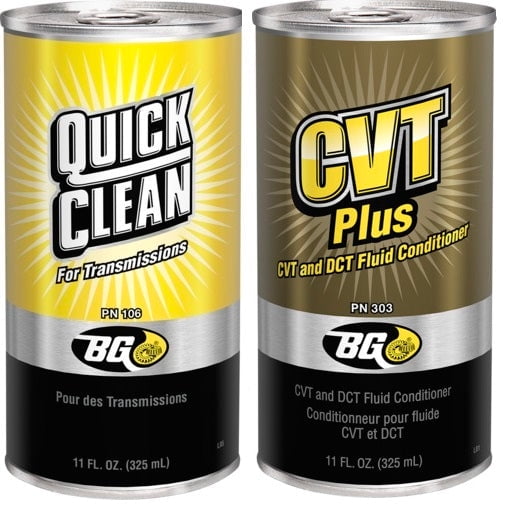 BG K6610 CVT Transmission Quick Clean Flush PN 106 & CVT DCT Plus Fluid Conditioner PN 303