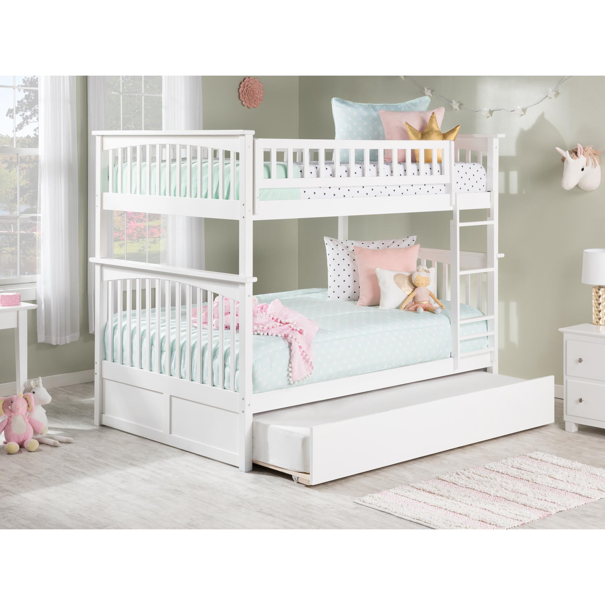 Columbia Bunk Bed Full over Full in Multiple Colors and Configurations