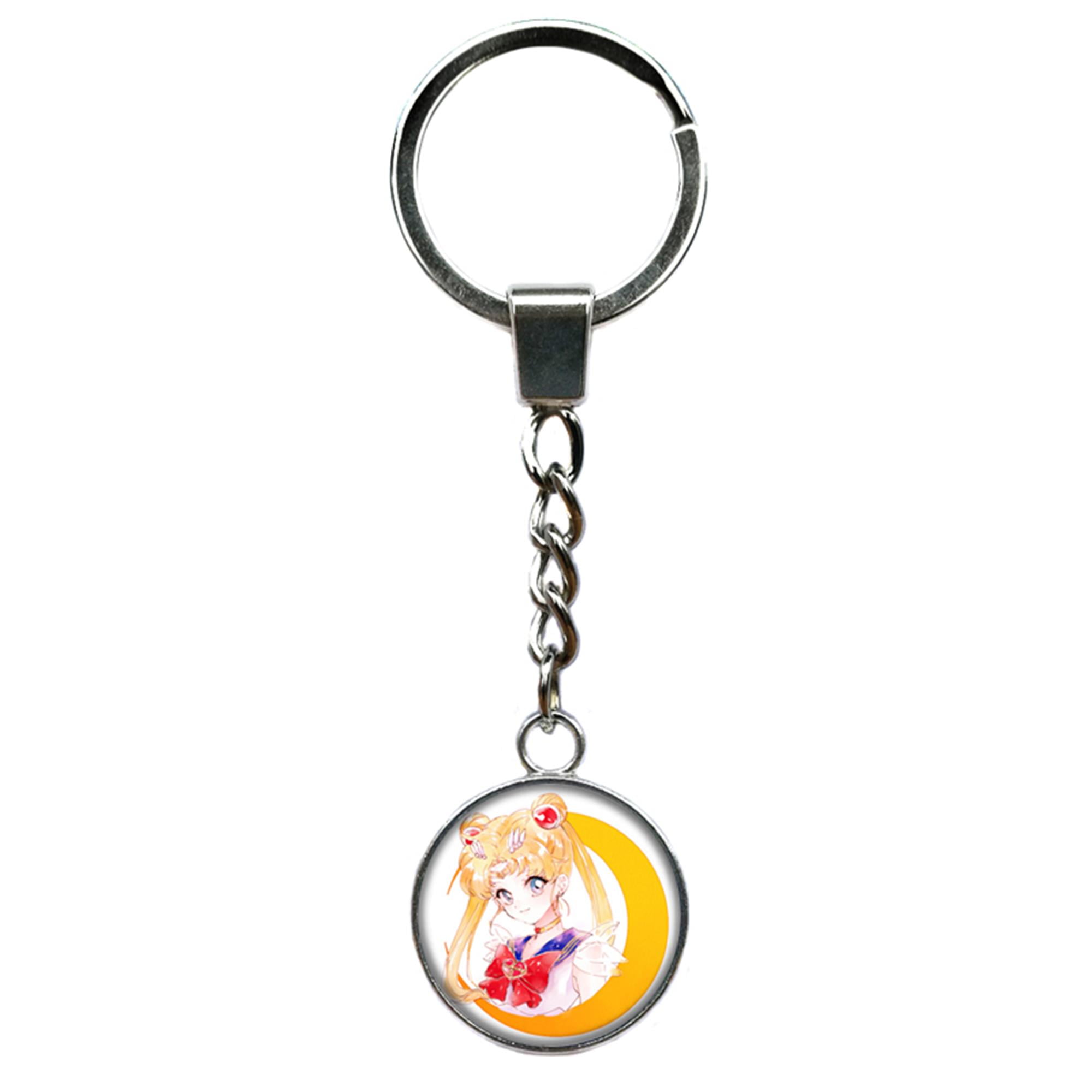 Sailor Moon Keychain Key Ring Anime Manga