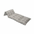 thumbnail image 4 of Abstract Floor Pillow Lounger Cover, Colorful Graphic Pattern of Various Stripes Vintage Creative Composition Grungy, Nap Mat Printed Fabric Case for 5 Pillows, 88" x 36", Multicolor, by Ambesonne, 4 of 5