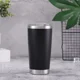 thumbnail image 2 of Vaso aislado al vacío de acero inoxidable de 20 oz (negro), 2 of 4