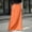 Orange, variant on Style Flowy A Line Skirt Comfortable Casual Elastic Waist Printed Letter Design Midi Skirt A Line Skirts Women Pink S