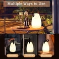 thumbnail image 3 of Lámpara de linterna inalámbrica LED, luz de linternas portátil recargable para exteriores, luz de noche junto a la cama de 8 colores para mesita de noche de dormitorio, 3 of 5