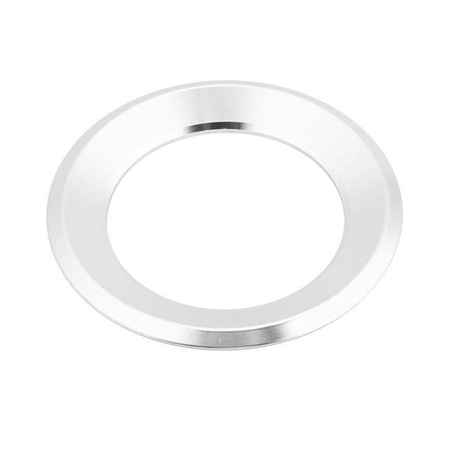 Embellecedor de la cubierta del anillo del volante del coche para Octavia A7 A5 Rapid Fabia Superb 2012?2016 Plata