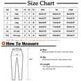 thumbnail image 2 of Bigersell Women Casual Pants Full Length Pants Men and Women Can Wear Solid Color Drawstring Jogging Trousers Baggy Pants for Ladies, 2 of 7