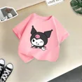 thumbnail image 3 of Marca Kulomi, camiseta de algodón de verano para niños, linda camiseta de dibujos animados de Sanrio para niño y niña, ropa informal de moda para niña bebé, 3 of 5