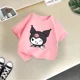 thumbnail image 3 of Marca Kulomi, camiseta de algodón de verano para niños, linda camiseta de dibujos animados de Sanrio para niño y niña, ropa informal de moda para niña bebé, 3 of 5