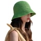 thumbnail image 1 of Sombrero de paja para el sol, sombrero de pescador tejido, sombrero de playa, gorra plegable, gorras de verano, sombrero de pescador para mujer, 1 of 6