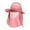 Pink, variant on Fgnfyis Men and Women Summer Sun Hat Wide Brim Outdoor Foldable Ponytail Bucket Cap for Beach Fishing Winter Hats for Men Army Green