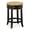 Espresso, variant on Carolina Classics Irving  24" Swivel Rush Seat Counter Stool in Antique White