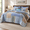 Blue Bohemian Patchwork-King (96 by108 Inch), variant on Blue Bohemian Patchwork King (96 by108 Inch) Cotton Bedspread Set