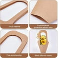 thumbnail image 4 of 20 bolsas de papel kraft con flores para regalo de San Valentín, de 14 x 7,5 pulgadas, con asa larga, para exhibir flores., 4 of 7