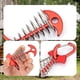 thumbnail image 3 of 12PCS Tent Stakes Aluminum Deck Tie Down, with Spring Buckle, Red, 3 of 5