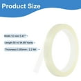 thumbnail image 2 of 12mm x 50m Refrigerator Tape PET Non-Residual Adhesive Tape for Fixing Drawer, Clear, 2 of 6