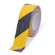 thumbnail image 1 of Cinta de seguridad antideslizante, 2 pulgadas x 33 pies, cinta antideslizante para escaleras para escalones exteriores, impermeable, cinta adhesiva resistente para pisos de concreto, amarilla Rojo Verde MX-0127240FYD, 1 of 5