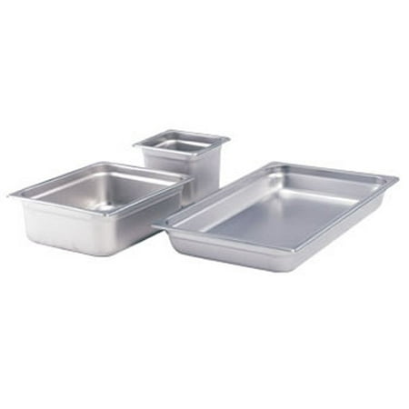 

Crestware 2164 Saf-T-Stak Sixth Size Steam Table Pan 4 Deep
