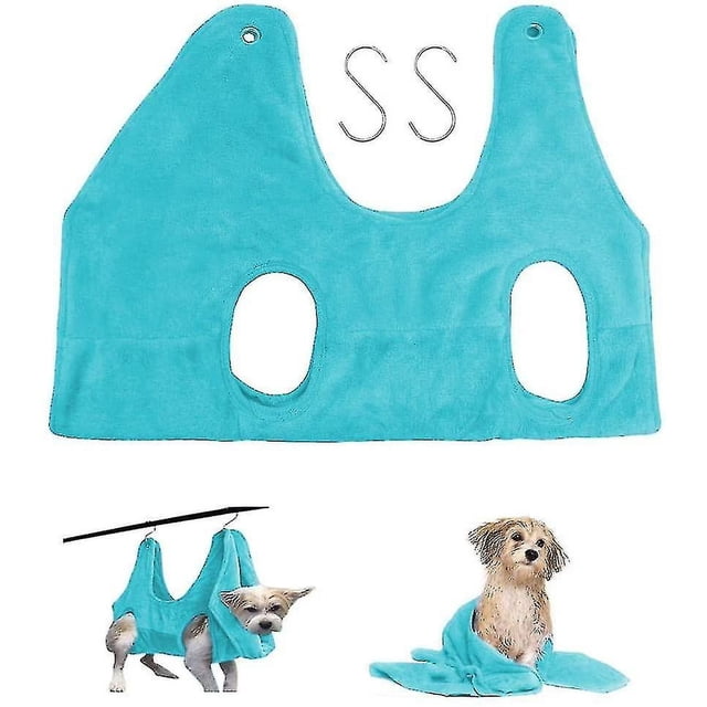 en 1 Pet Grooming Nail Trimming Hamaca Ayudante Secado Toalla Bolsa de sujeción
