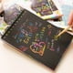 thumbnail image 3 of Versión coreana de la pintura de raspado para niños DIY creativa, graffiti colorido, esta interesante pintura de raspado para estudiantes, 3 of 5