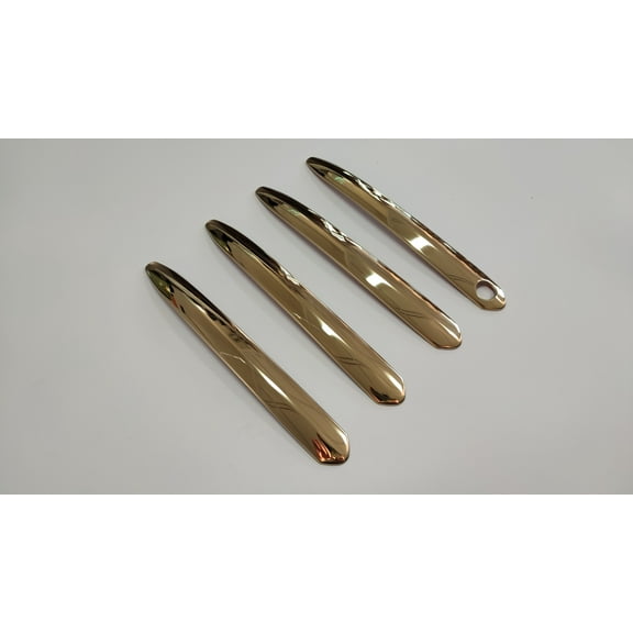 Car Accessories For Toyota Rav4 2019-2024 Gold Door Handle Stickers Auto Parts