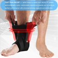 Ankle Brace for Sprained Ankle, Ankle Support with Side Stabilizers for