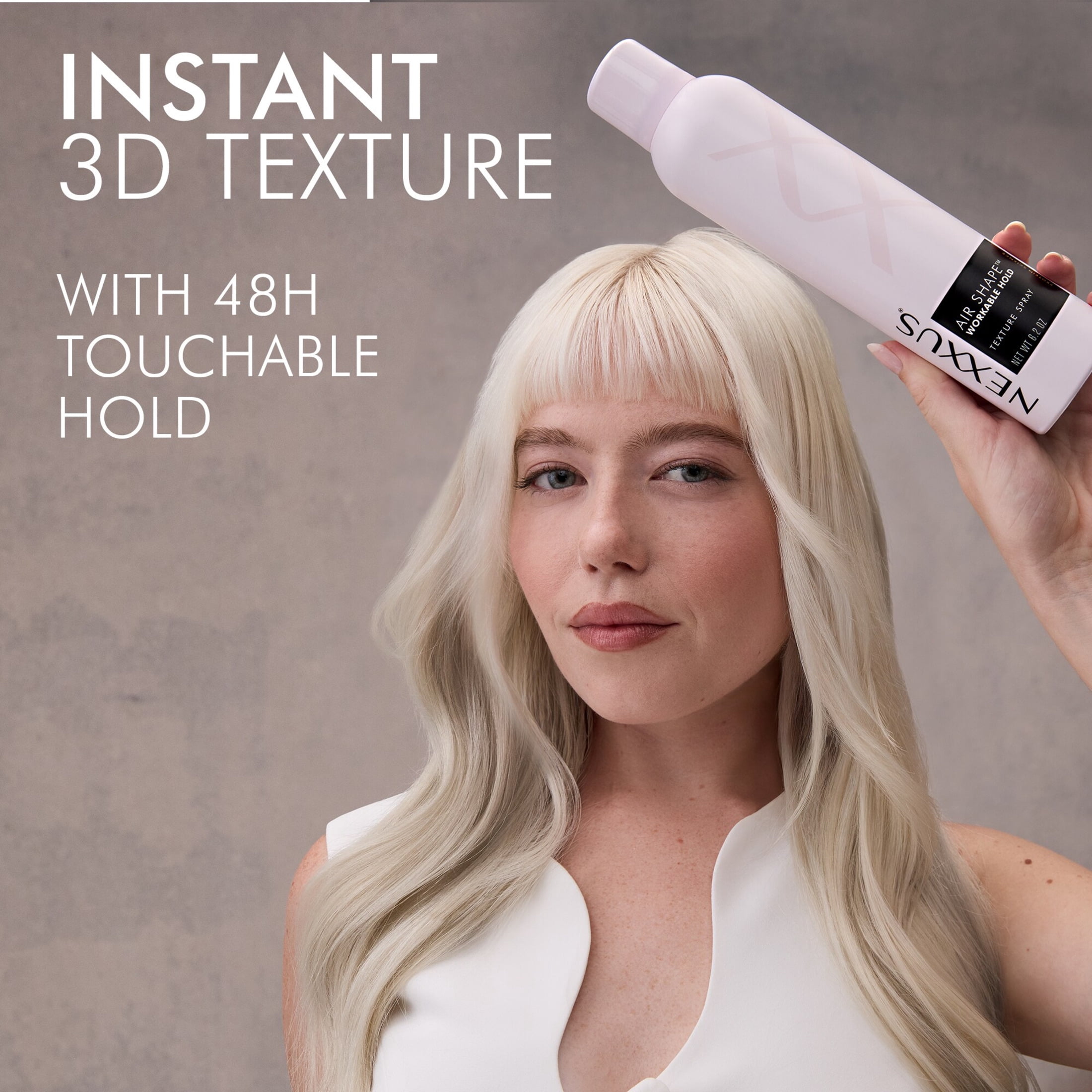 Nexxus Styling Air Shape™ Workable Hold Texture Spray Styling Spray Powered by Air Shape™ Polymers, 6.2 oz
