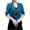 Dark Blue, variant on Chiffon Shrugs for Women Open Front Soft Sheer Cropped Tops Long Sleeve Cardigan Shawl For Evening Dress Green