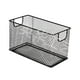thumbnail image 3 of Organizador de cesta de almacenamiento de alambre de malla Organización de suministros de oficina Cesta de alambre Mesh Bin de almacenamiento abierto Negro, 3 of 8