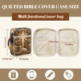 thumbnail image 5 of FOR U DESIGNS Sheep Cross Geometric Pattern Bible Cover Large Capacity Church Bag Bible Protective Washable Bible Holder Case Bible Carrier Tote Bag with Handle and Zipper, 5 of 7