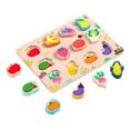 thumbnail image 5 of Shaoke Juego De Mesa De Formas Rompecabezas De Formas De Frutas, 5 of 5