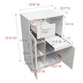 thumbnail image 6 of IN Room Furniture Designs Modern PVC Wood Kitchen Cabinet in White, 6 of 8