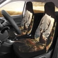 thumbnail image 2 of Sikiie Enchanted Deer In Cave Car Seat Protector 2 Pack Car Seat Cushion Mat, Car Seat Covers for SUV, Truck, Van, 2 of 7