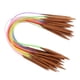 thumbnail image 1 of Multicolor Plastic Pipe Carbonized Double Annular Bamboo Sweater Needles(40 cm/15.7 in), 1 of 4