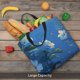 thumbnail image 5 of Disketp Hibiscus Flowers Calm Water Bolsa Tote de Lona para Mujer, Bolso de Hombro y Cruzado con Cierre de Cremallera, 5 of 7