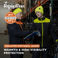 thumbnail image 2 of RefrigiWear Women's Two-Tone HiVis Insulated Softshell Jacket, 2 of 6