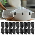 thumbnail image 2 of Harpily Clearance Organizer Rack 8/16pcs Dutch Oven Lid Protector Clips Cookware Protector Clips Replacement Stacking And Storage Protective Clips For Dutch Oven, 2 of 9