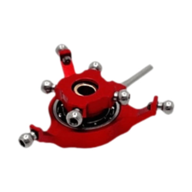 Pieza de repuesto para helicóptero RC con plato cíclico, modificación de bricolaje, reemplaza la actualización rojo