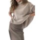 thumbnail image 2 of Txlixc Suéter casual de otoño e invierno para mujeres suéter suelto de manga larga y cuello alto de color sólido Txlixc  moda, 2 of 9
