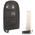 thumbnail image 1 of 2/3/4/5btn Remote Smart Car Key Case Shell With Uncut Sip22 Blade For Jeep Compass 2017+ Renegade 2015+ Replacement, 1 of 1