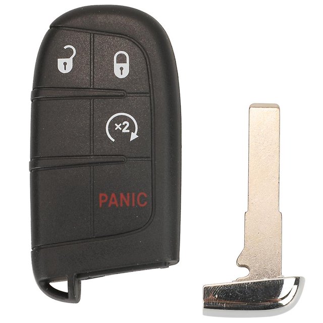 2/3/4/5btn Remote Smart Car Key Case Shell With Uncut Sip22 Blade For Jeep Compass 2017+ Renegade 2015+ Replacement