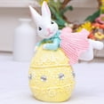 thumbnail image 4 of HongHeng Egg Polyresin Bunny Easter Decor,Table Easter Decorations,Spring Bunnies Decoration Statue Figurine for Home Farmhouse, 4 of 6
