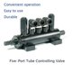 thumbnail image 2 of Five-Port Tube Controlling Valve for Tyre Changer Machine Foot Pedal Cylinder Switch, 2 of 5